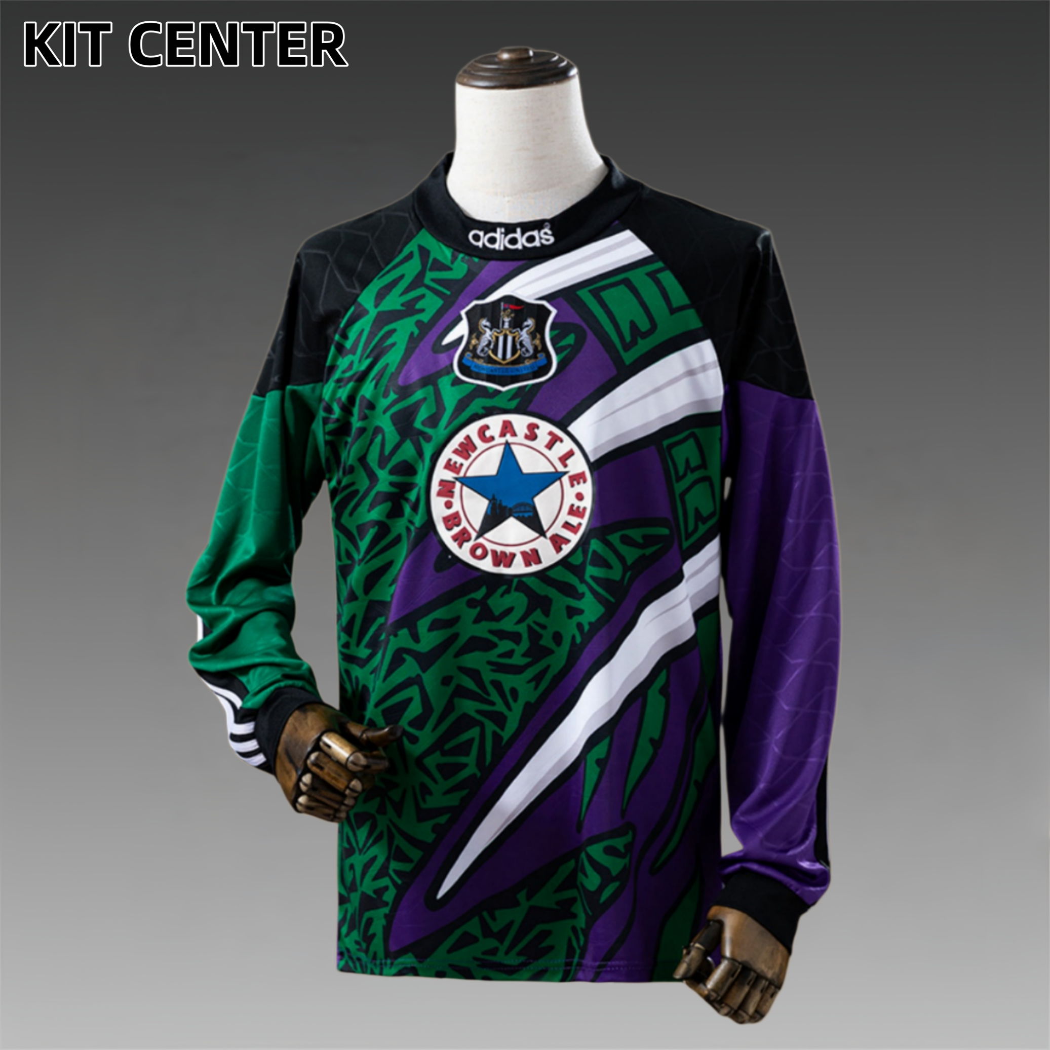 1995/1996 Newcastle United Goalkeeper Long Sleeve Retro Football Shirt