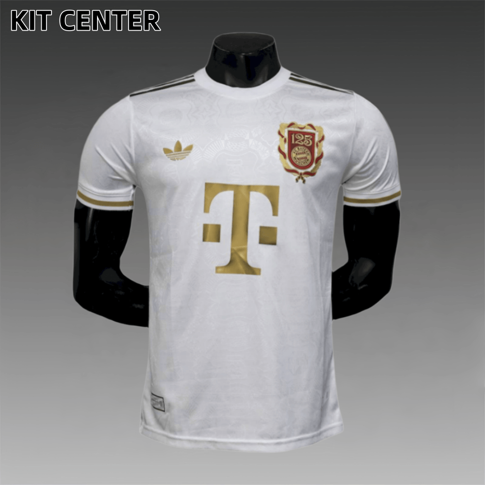 2025/2026 Bayern Munich 125th Anniversary White Football Shirt (Player Edition)