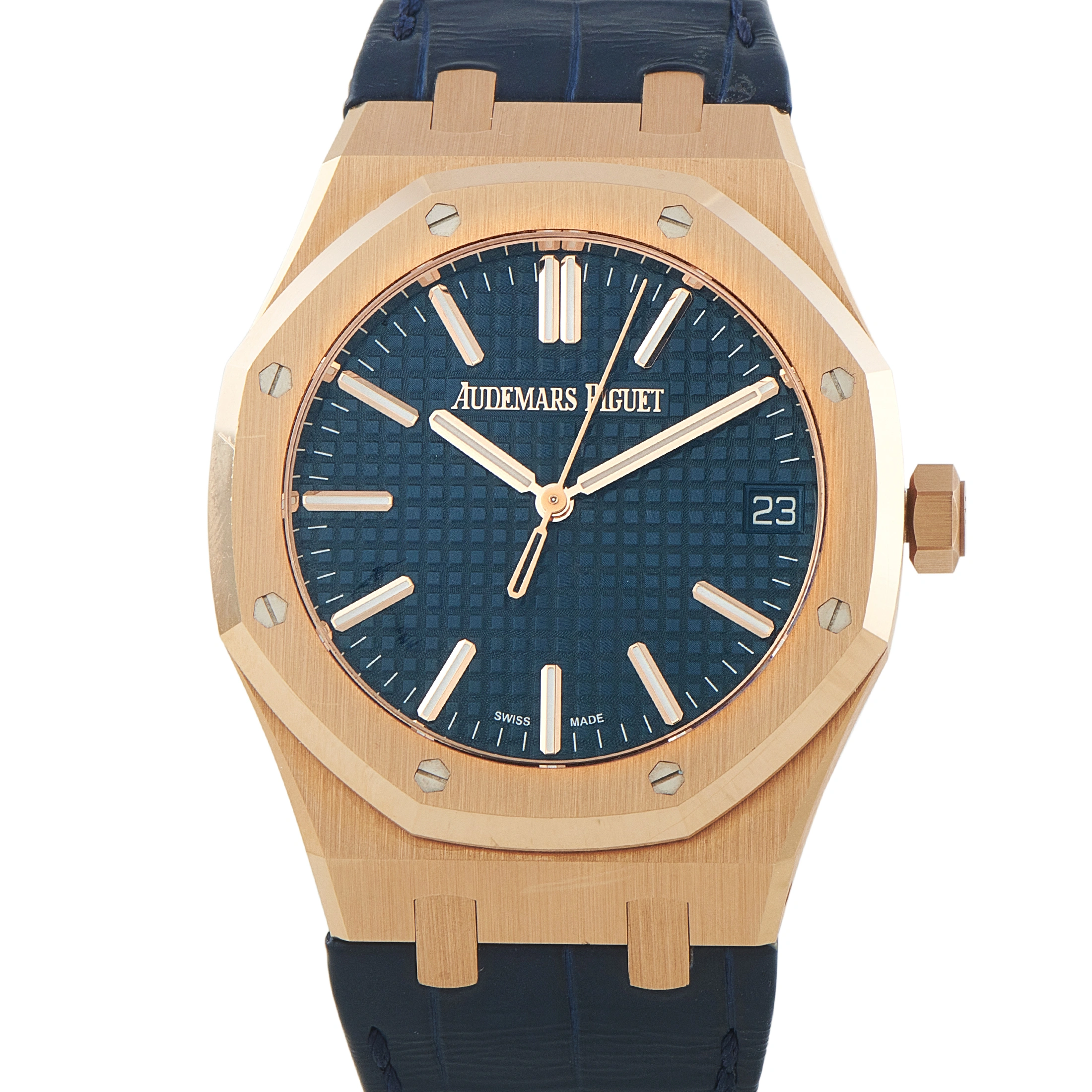 Audemars PiguetRoyal Oak 41 Bleu Nuit Nuage 50 Rose Gold Watch 15510OR.OO.D315CR.02