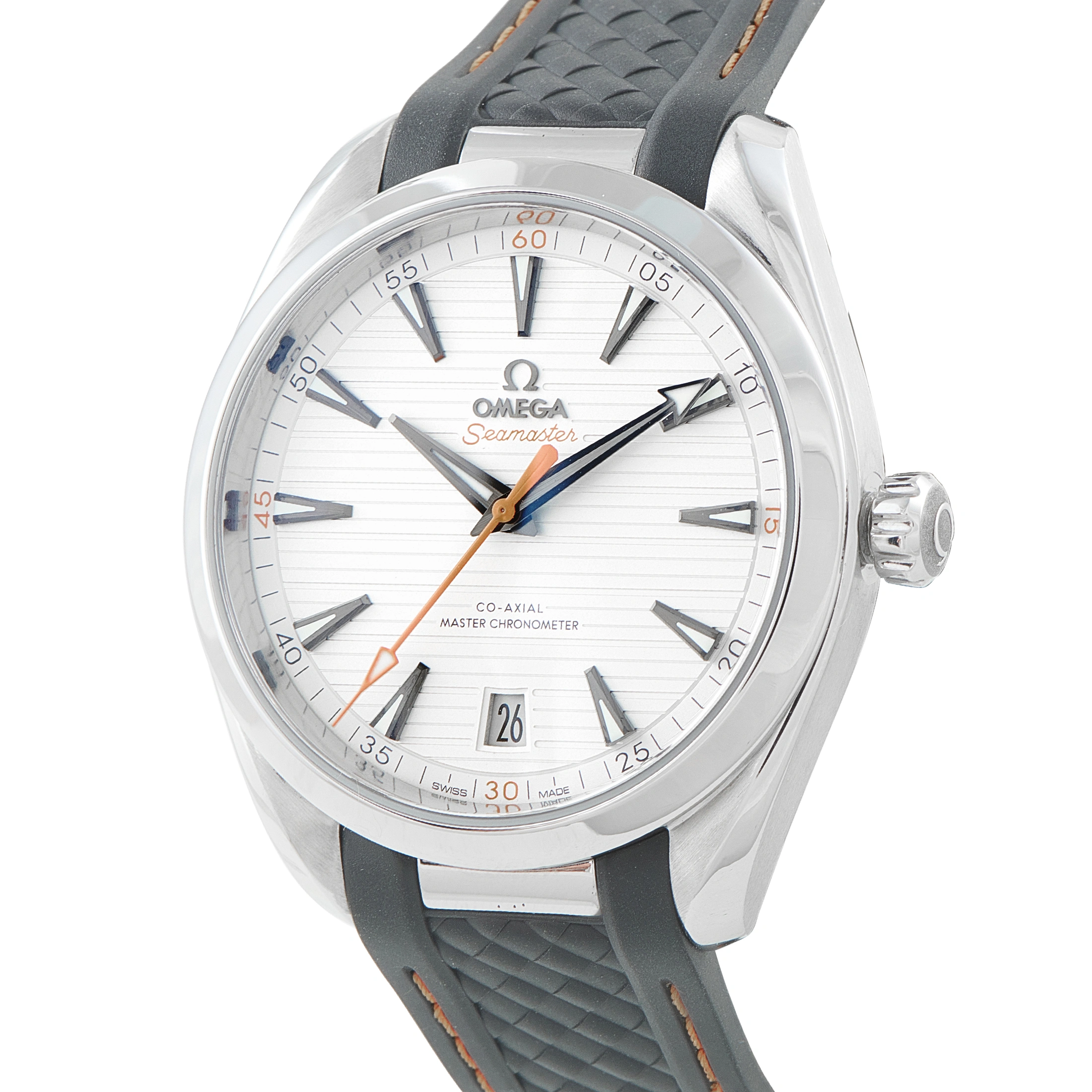 OmegaSeamaster Aqua Terra Steel on Rubber Watch 220.12.41.21.02.002