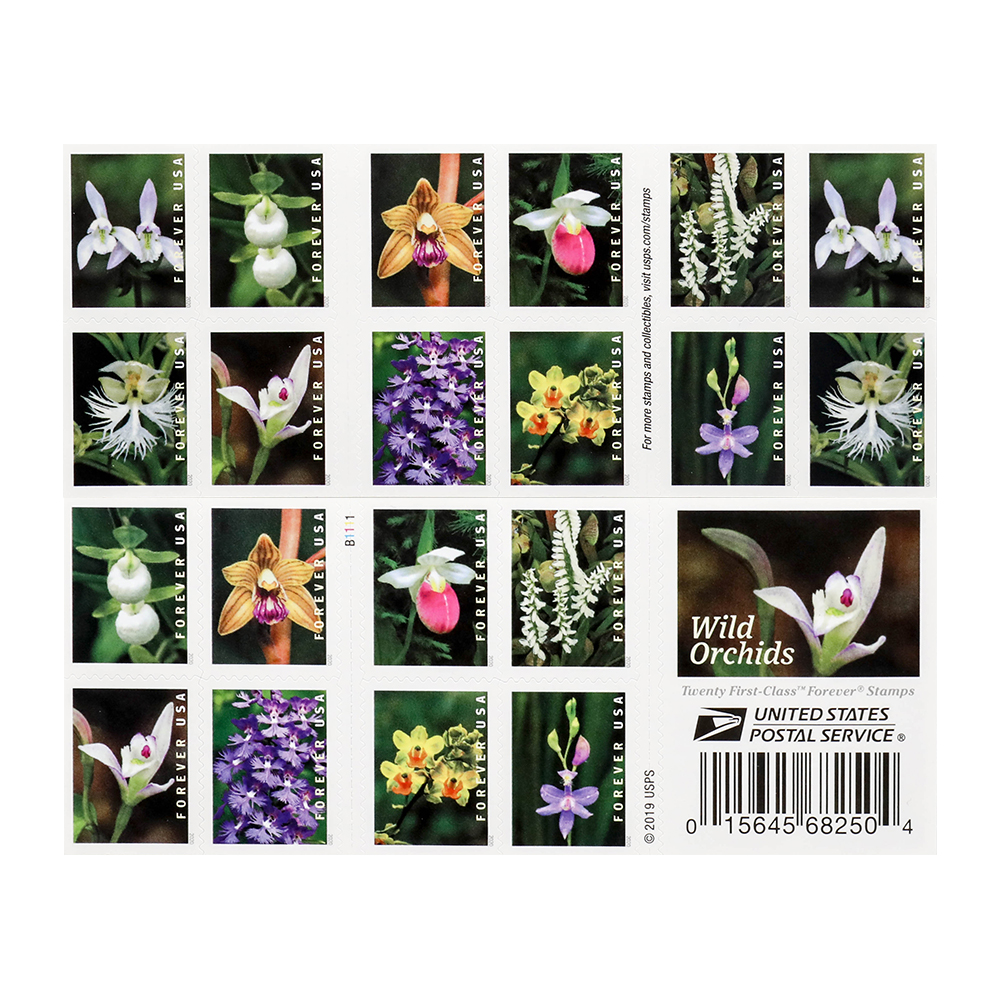 U.S.2021 Wild Orchids Framed Forever Stamps