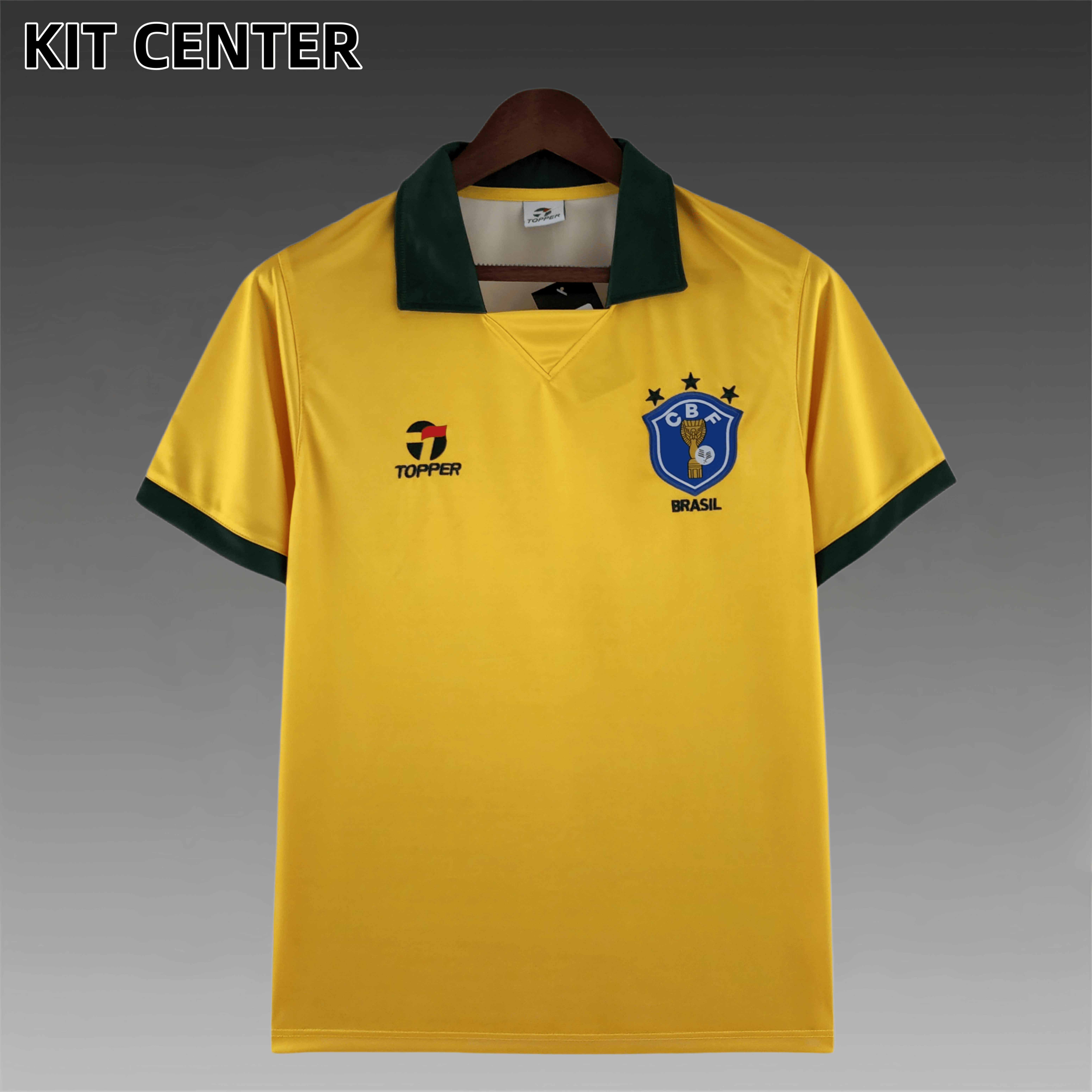 1988 Brazil Home Retro Football Shirt