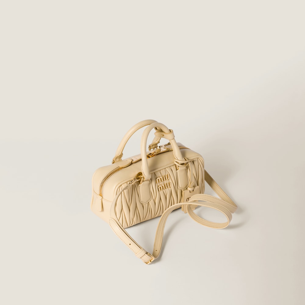 Arcadie matelassé nappa leather bag