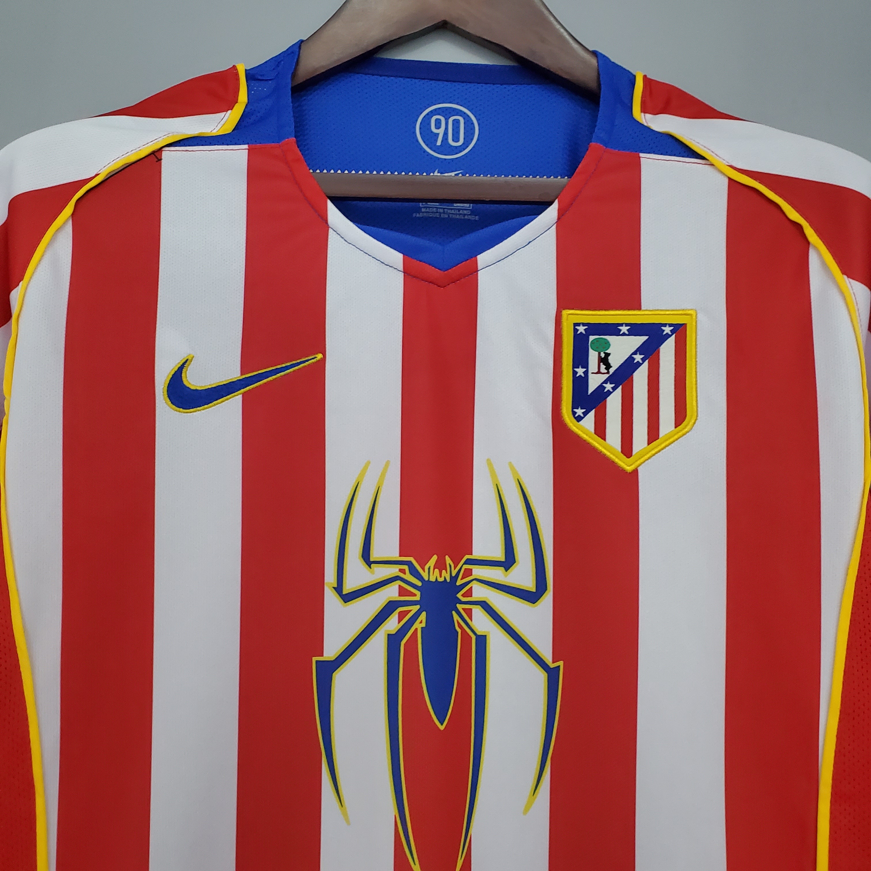 2004/2005 Atletico Madrid Home Retro Football Shirt