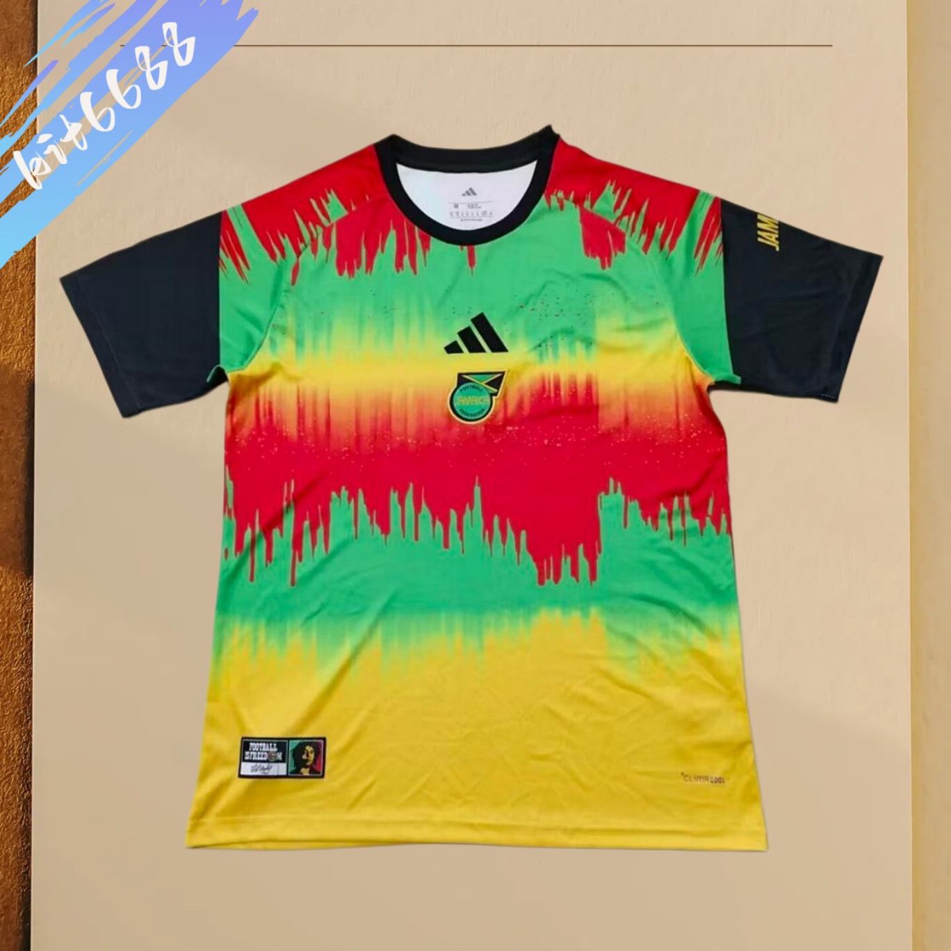 2026 Jamaica yellow Matchblack Football Shirt (Fans version)
