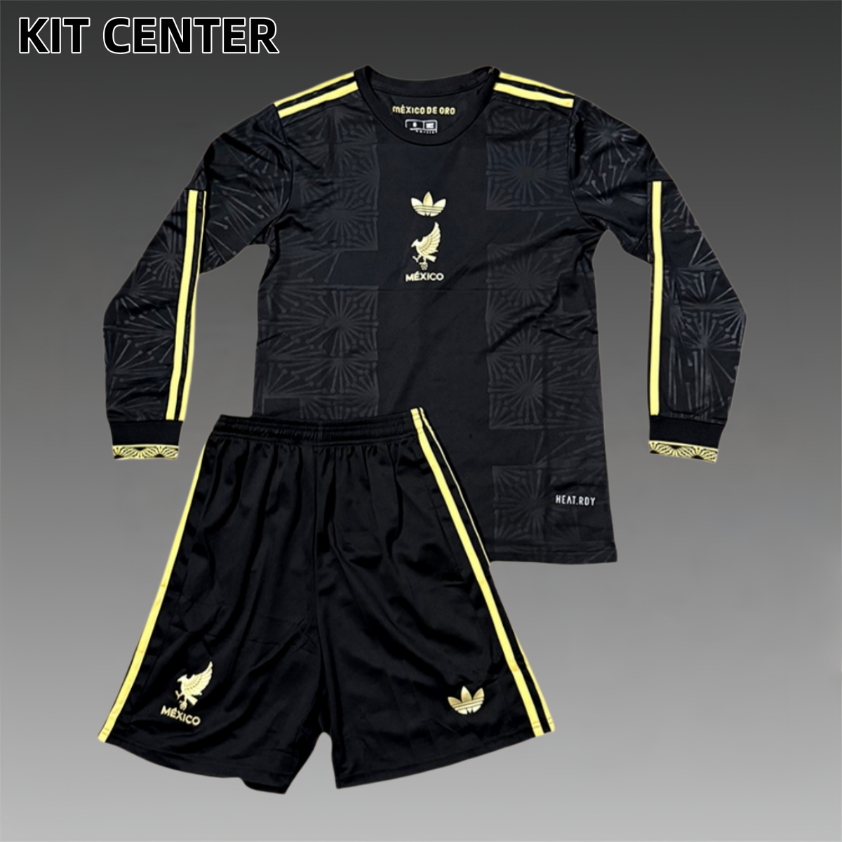 2025/2026 Mexico Special Edition Long Sleeve Kids Football Shirt （Kids Kit socks）