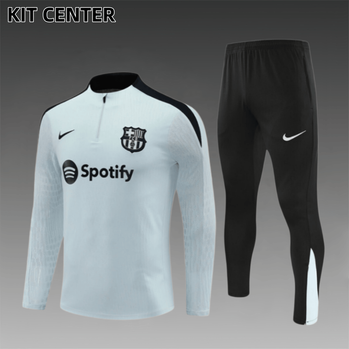 24/25 Barcelona Half Zip TrainingWear (Adult Kids Kit)