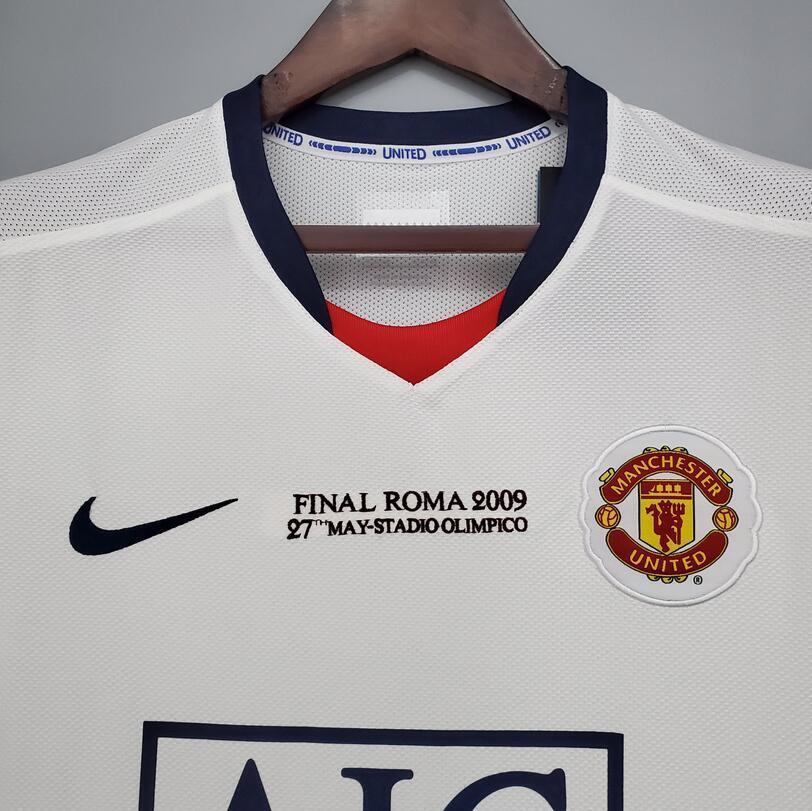 08/09 Manchester United Away Champions League retro football jersey