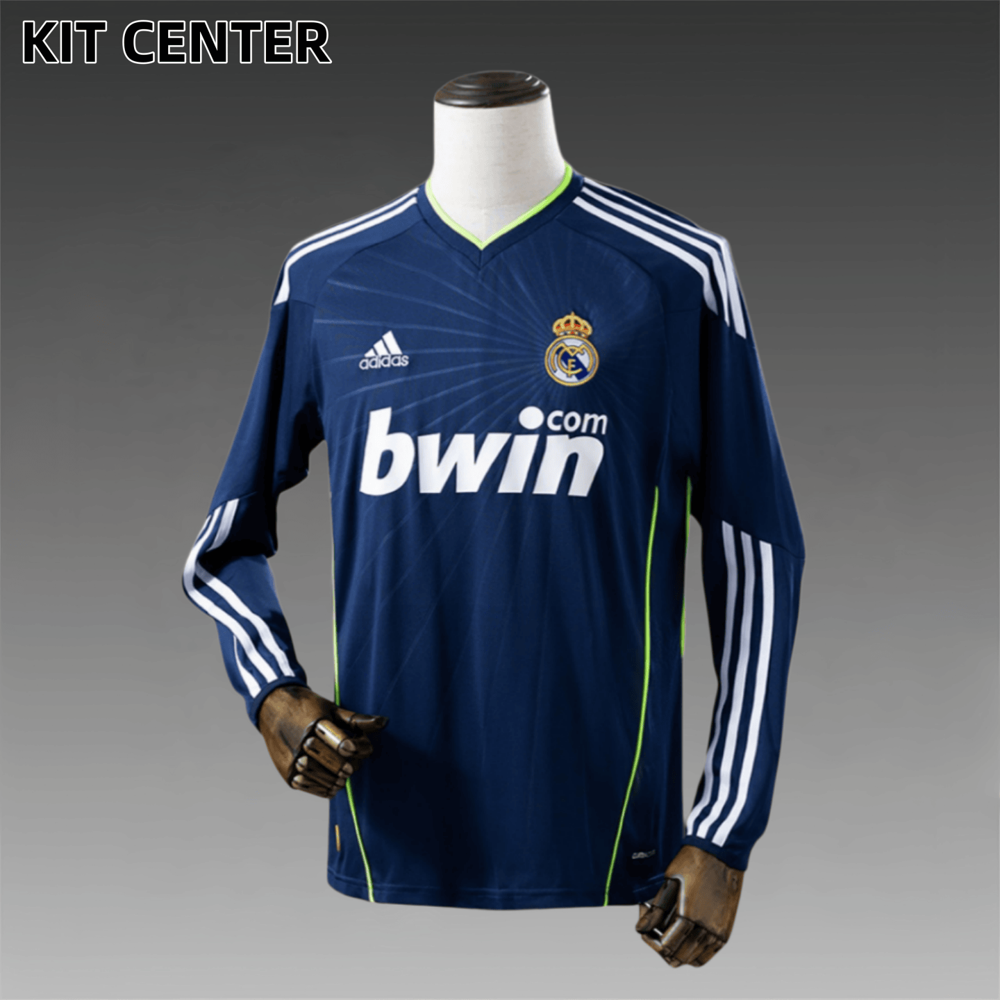 2010/2011 Real Madrid  Away Long Sleeve Retro Football Shirt
