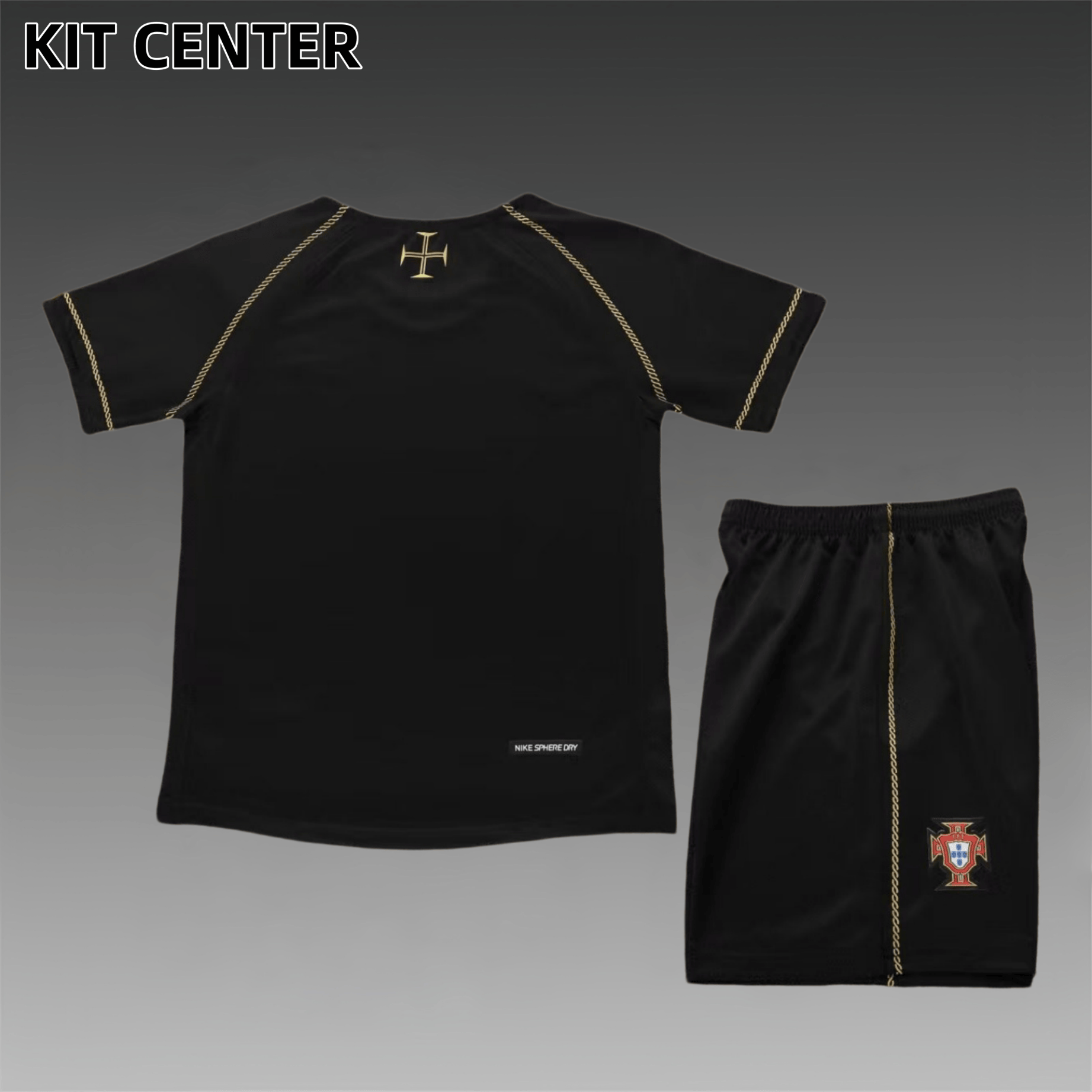 2006 Portugal Away Retro Football Shirt  Kids Kit