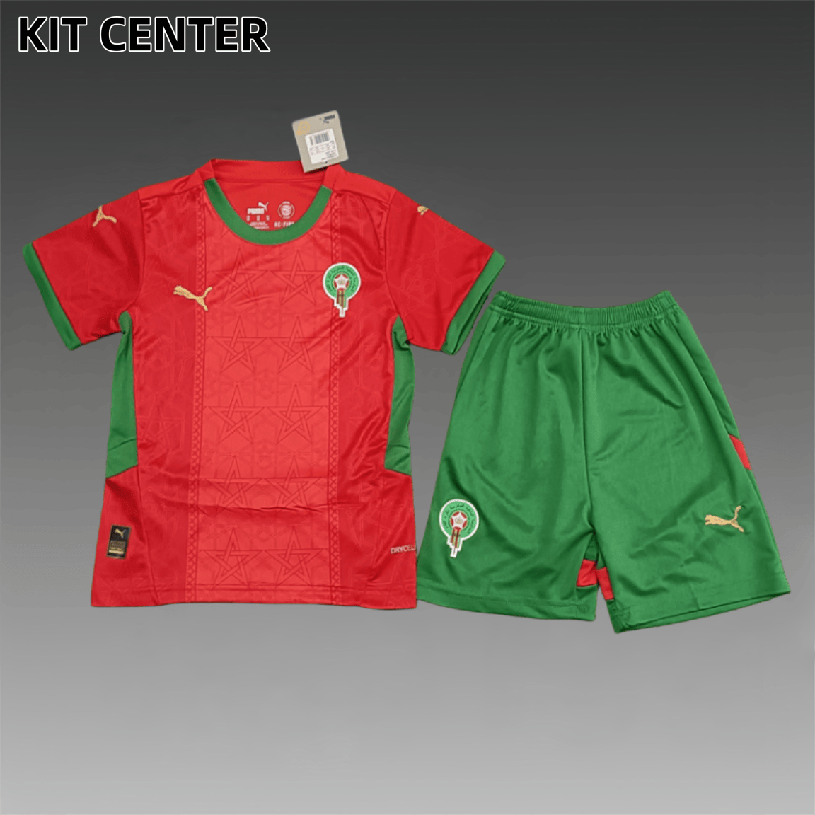 2025 Morocco Home Football Shirt (Adult Kids Kit socks )