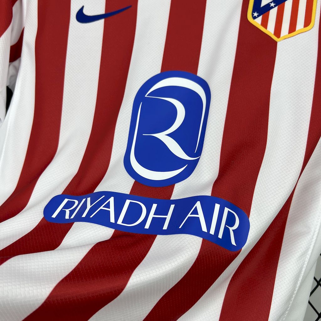2025/2026 Atletico Madrid Home Football Shirt （Fan Edition）