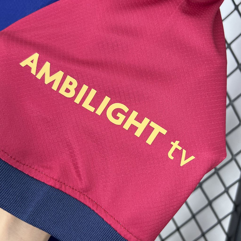 2024/2025 Barcelona 125th Home Football Jersey (Fan Edition)