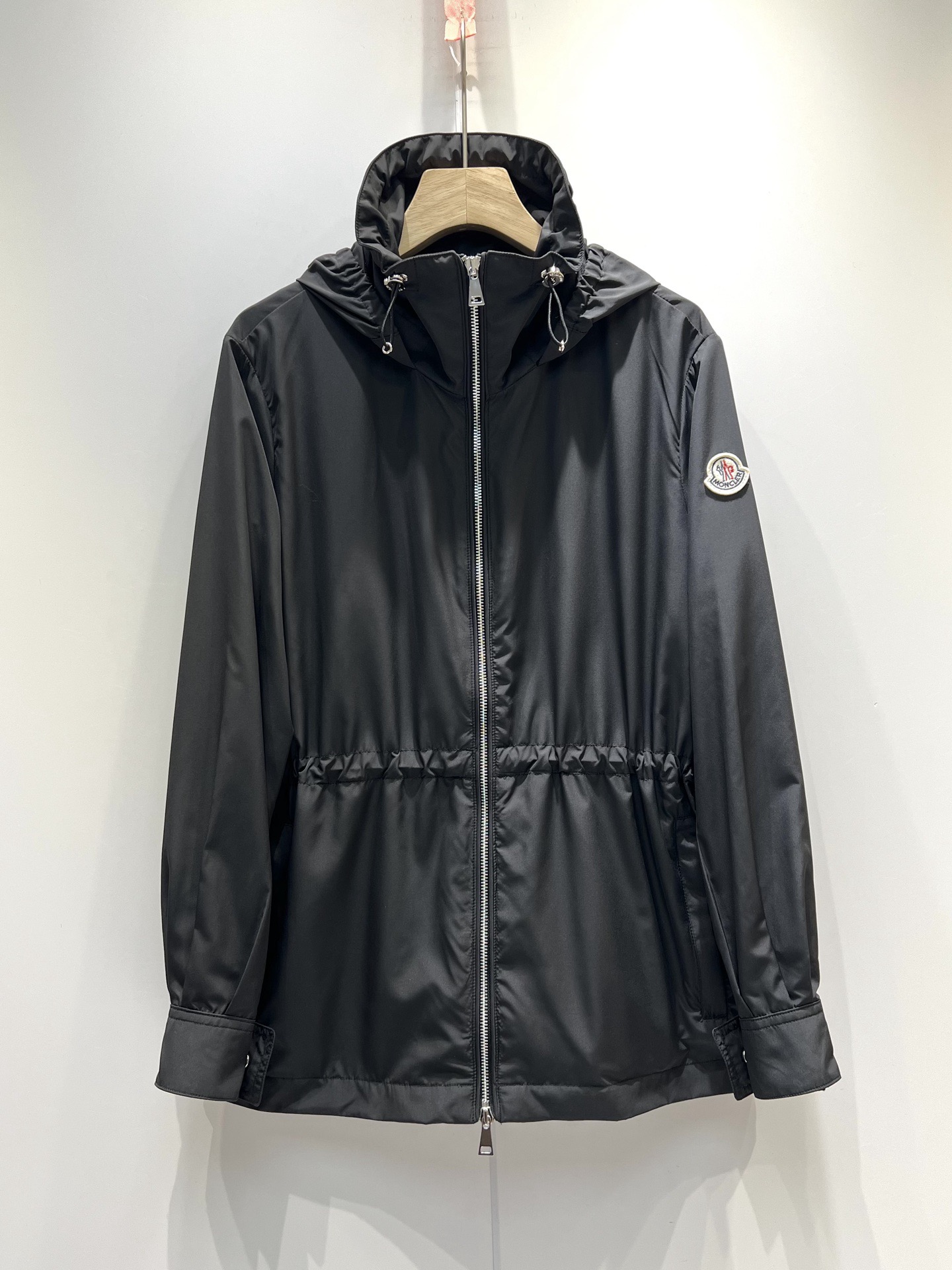 Moncler Enette 2026 Spring Autumn Women's Jackets Polyester Hooded Zipper Tassel Casual Slim Woman's Coats MKDFWJ26001