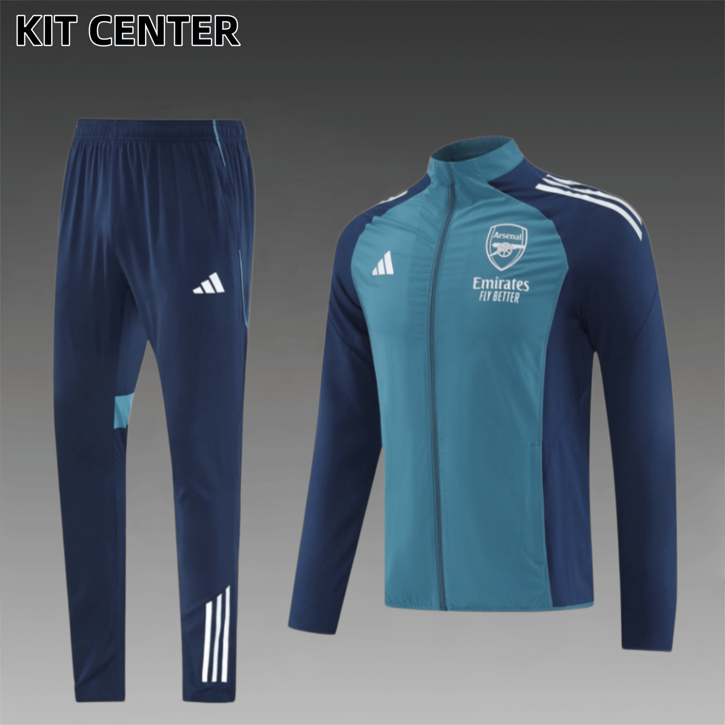25/26 Arsenal trench coat Full Zipper Training Suit (Adult Set)