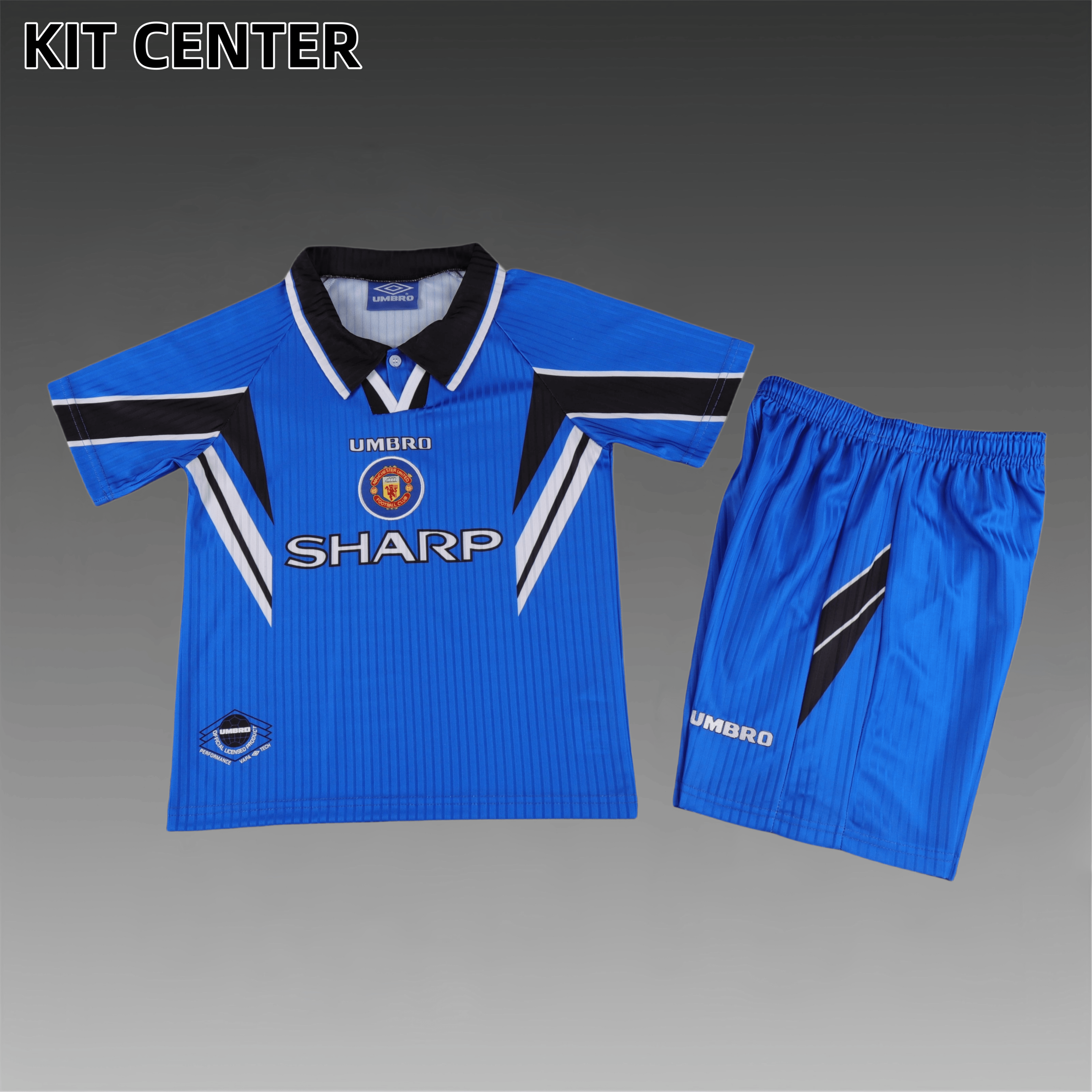 96/98 Manchester United Third Away Retro Football Shirt ( Kids Kit )