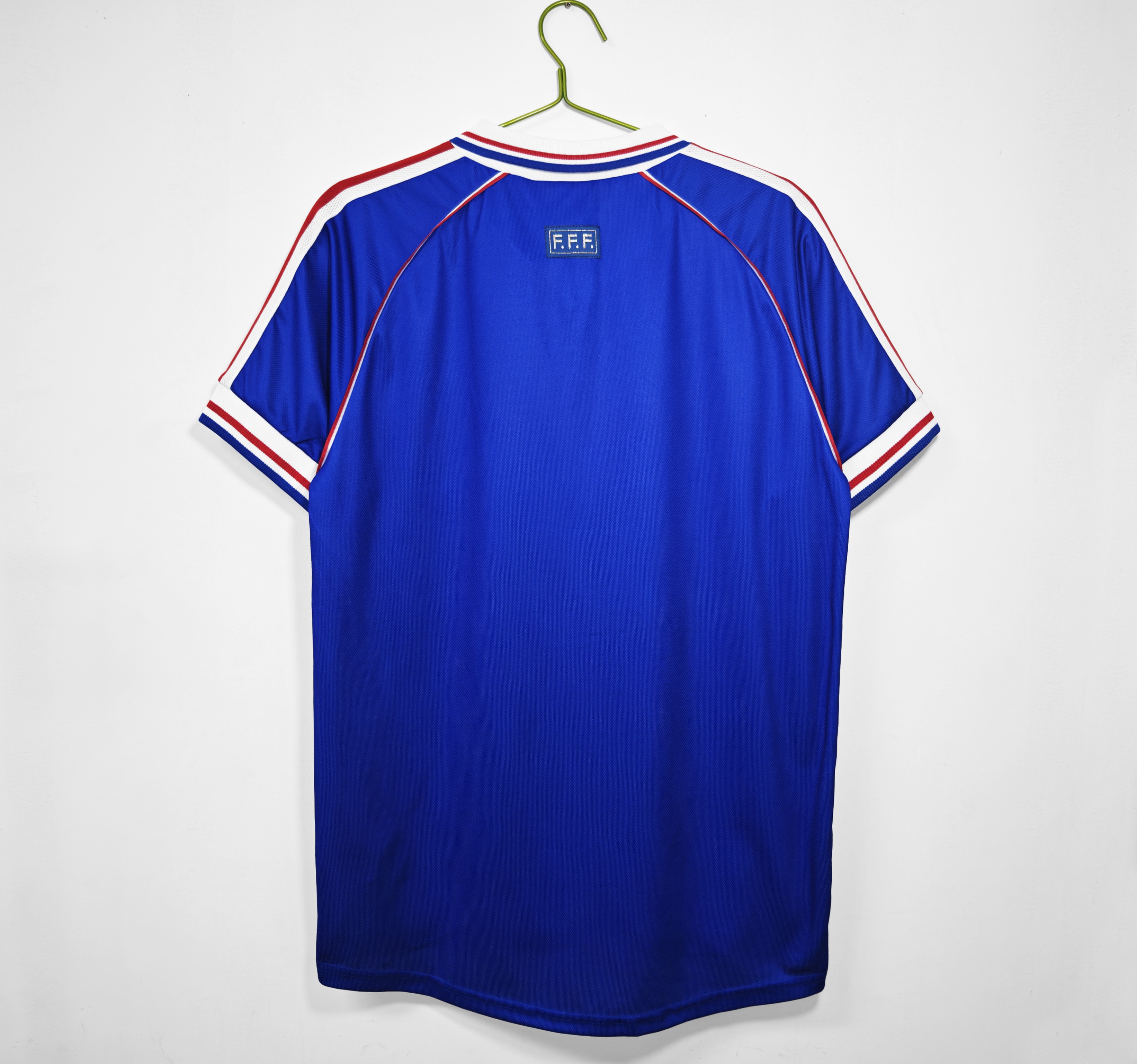 1998 France Away Retro Football Shirt （No English Edition）