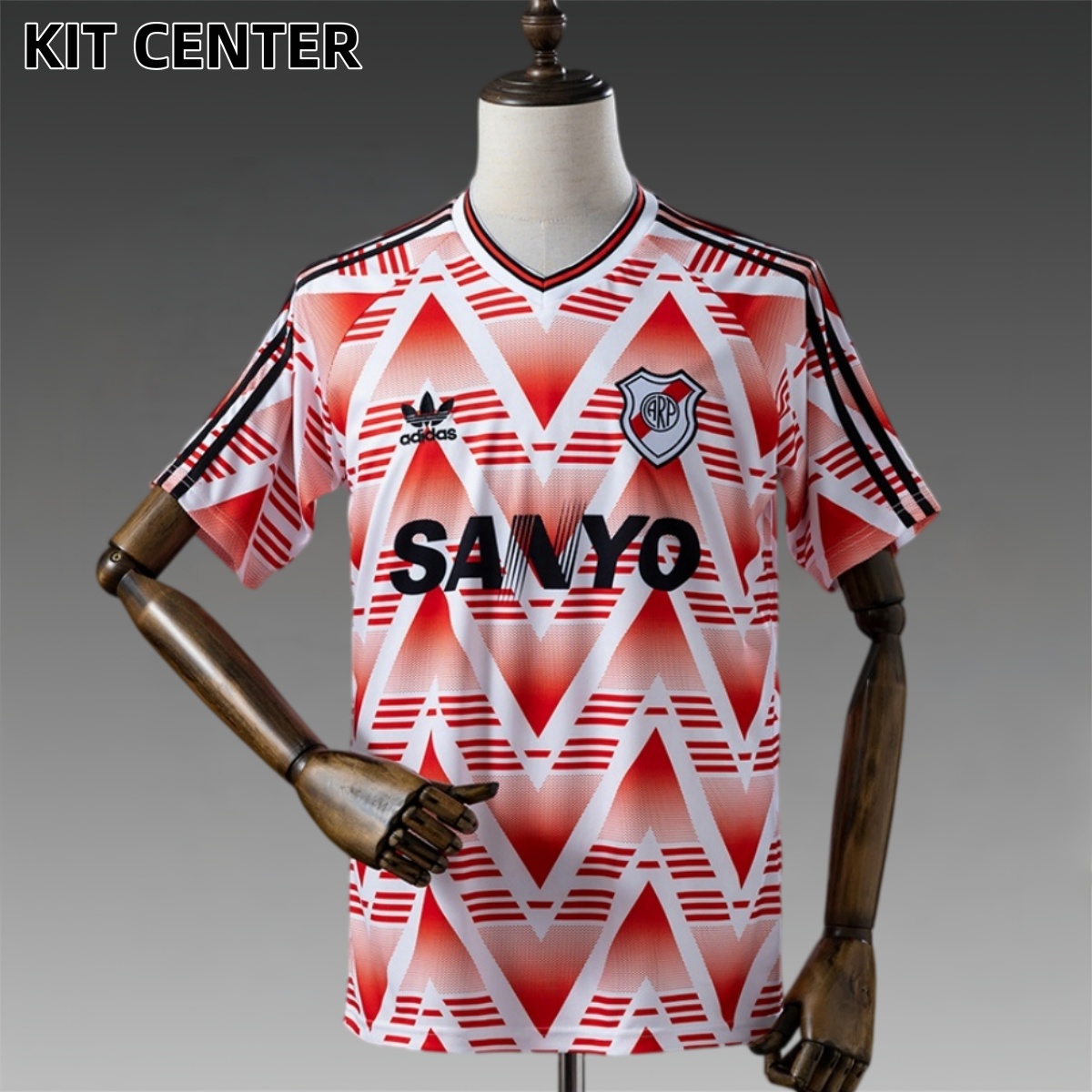 1992/1993 River away  Retro Football Shirt（Fans version）