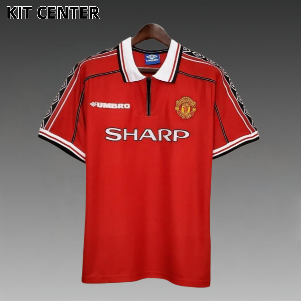 98/99Manchester United home retro football jersey