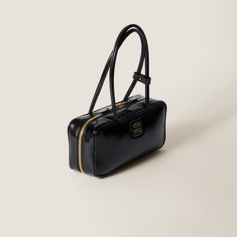 Beau naplak patent leather bag