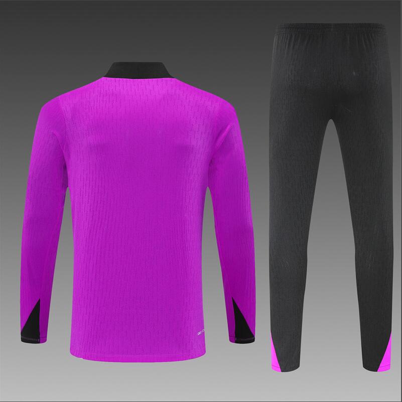 2025/2026 England Purple Half Zip Training Kit -  (Adult Kids Kit)