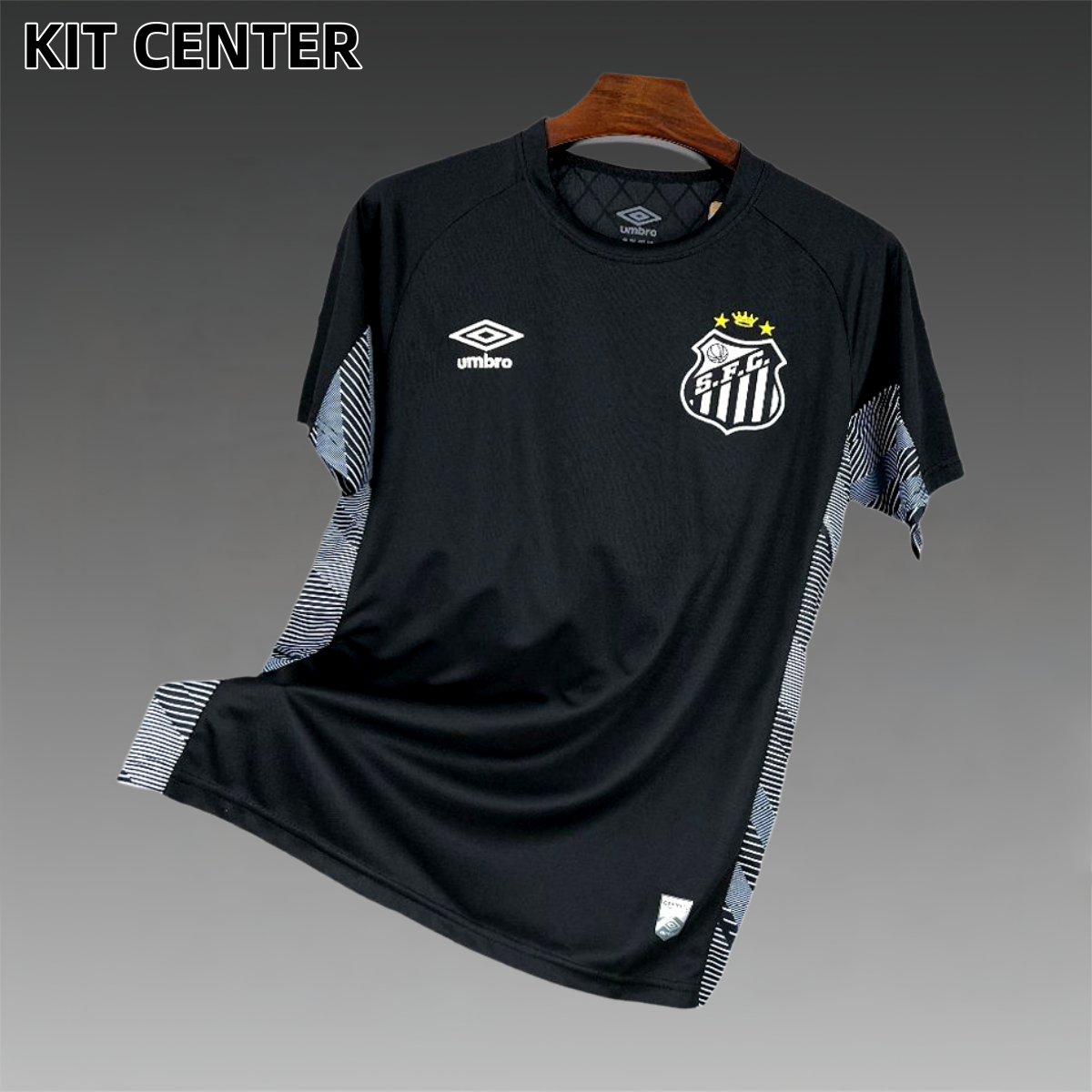2025/2026 Santos Black Goalkeeper Football Shirt (Fan Edition)