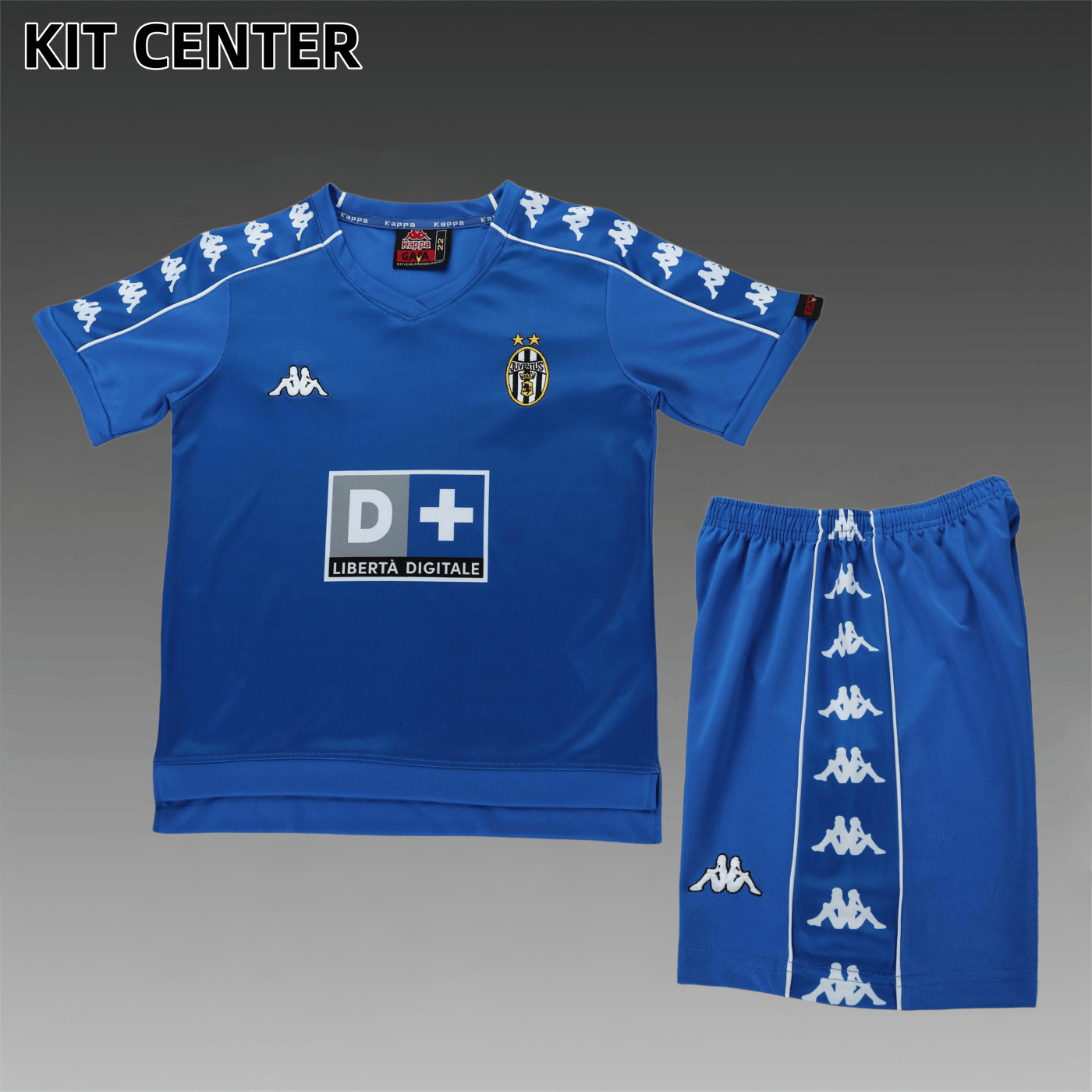 1990/2000 Juventus Away Retro Football Shirt Kids Kit