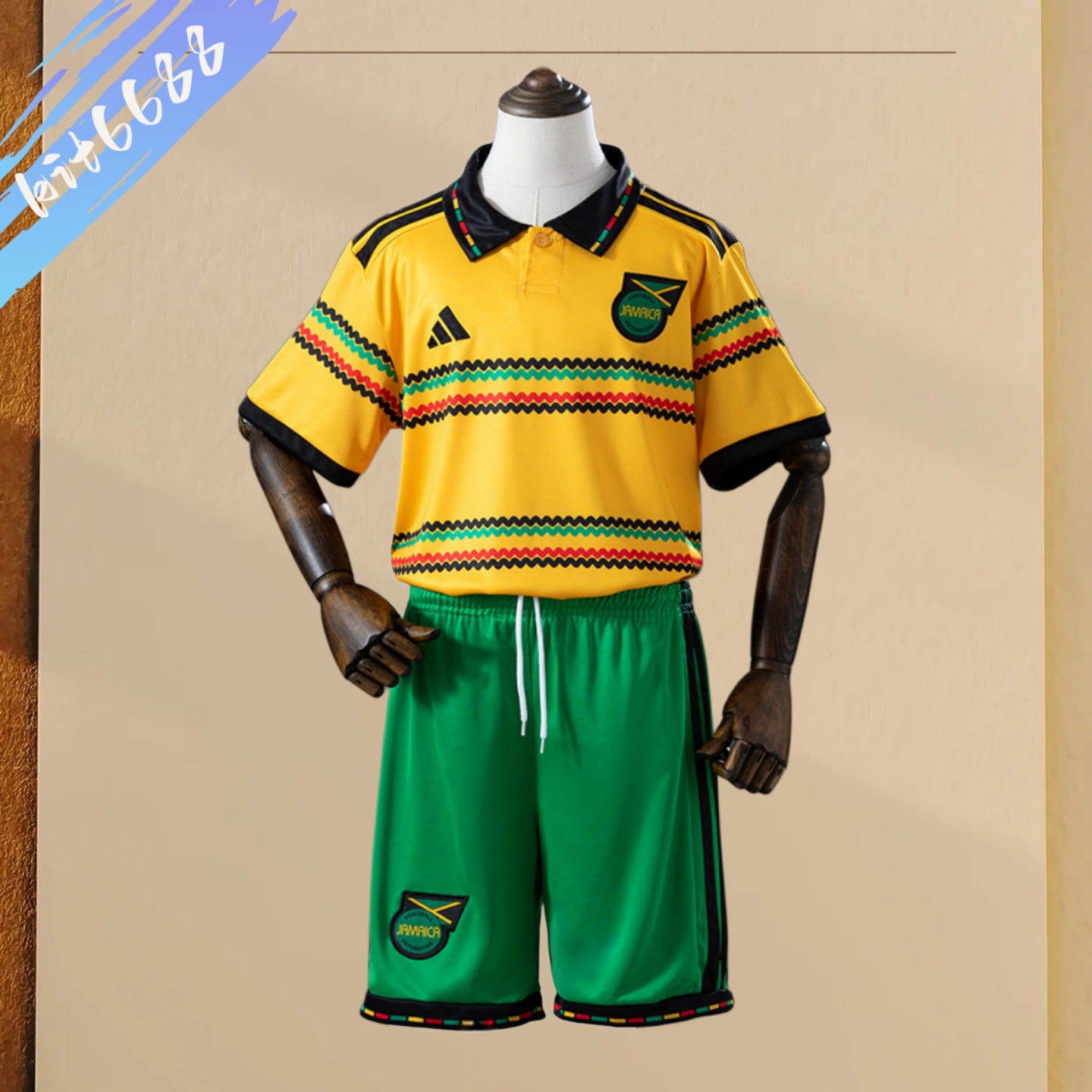 2026 Jamaica home Football Shirt (Adult Kids Kit socks)