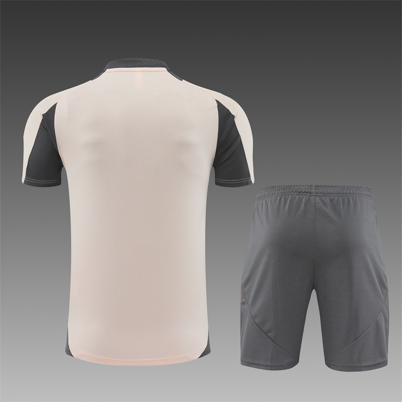 24/25 Real Madrid apricot Short Sleeve Training Wear ( Adult kit Kids )