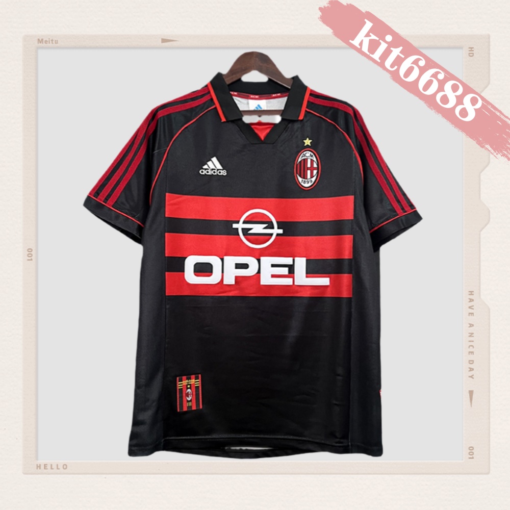 2006/2007 AC Milan Away Retro Football Shirt
