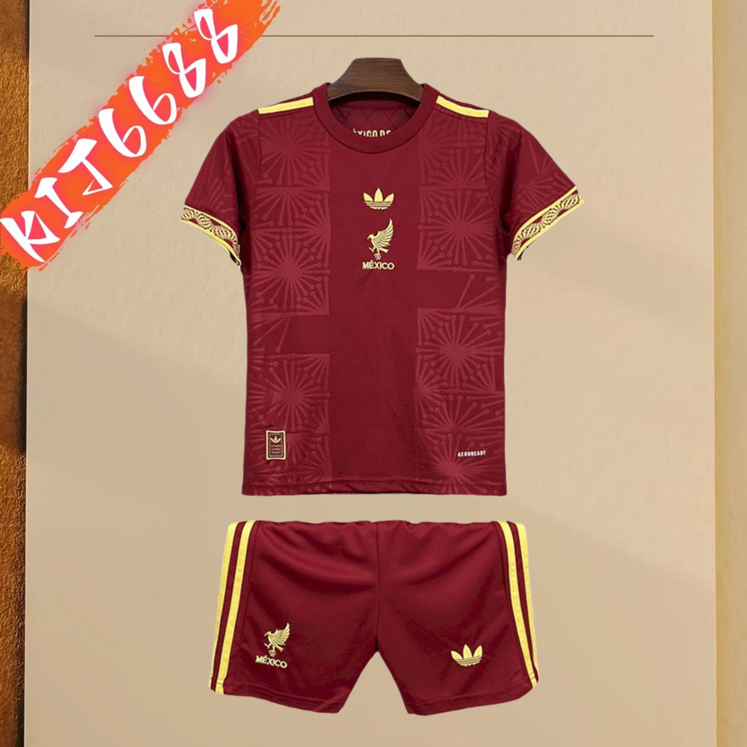 2025/2026 Mexico Special Edition Kids Football Shirt （Kids Kit socks）