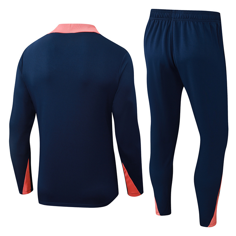 2025/2026 Barcelona Half Zip Tracksuit (Adult Kit)
