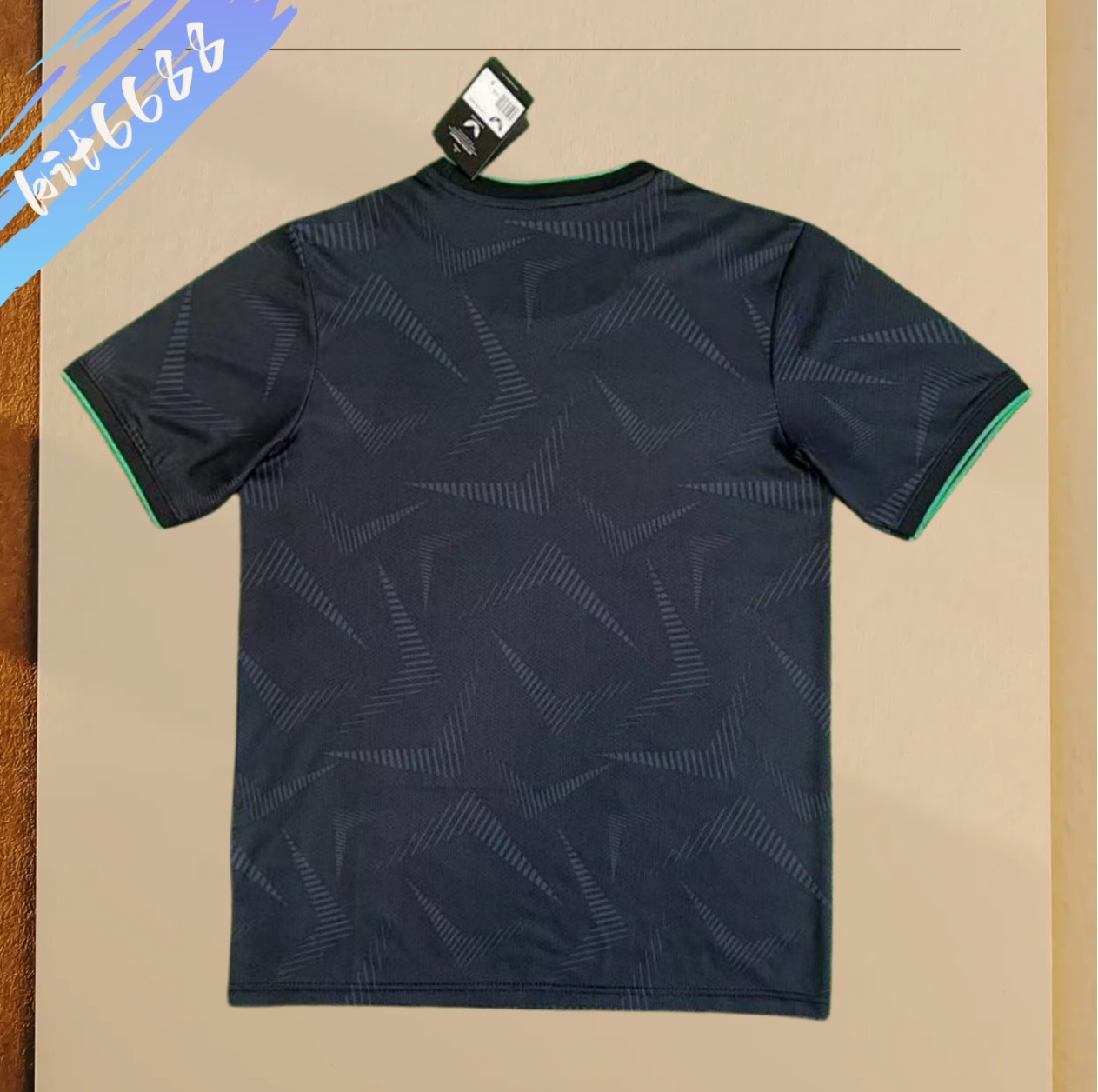 25/26 Ireland Away Football Shirt black Fans version