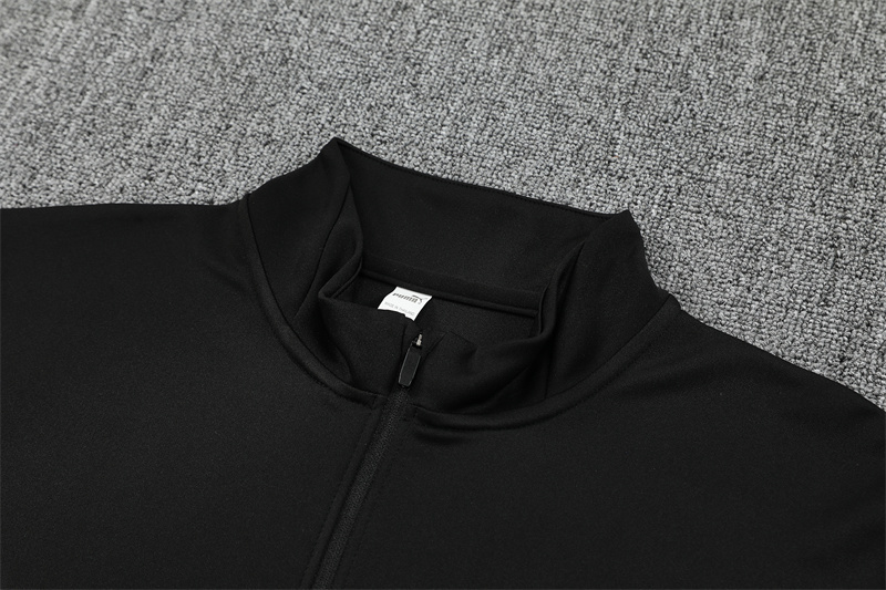 2025/2026 Manchester City Kids Half Zip Training Clothes (Kids Kit)