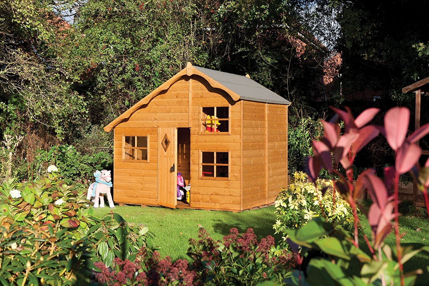 【BS】Swiss Cottage 7.71′ x 6.75′ Playhouse