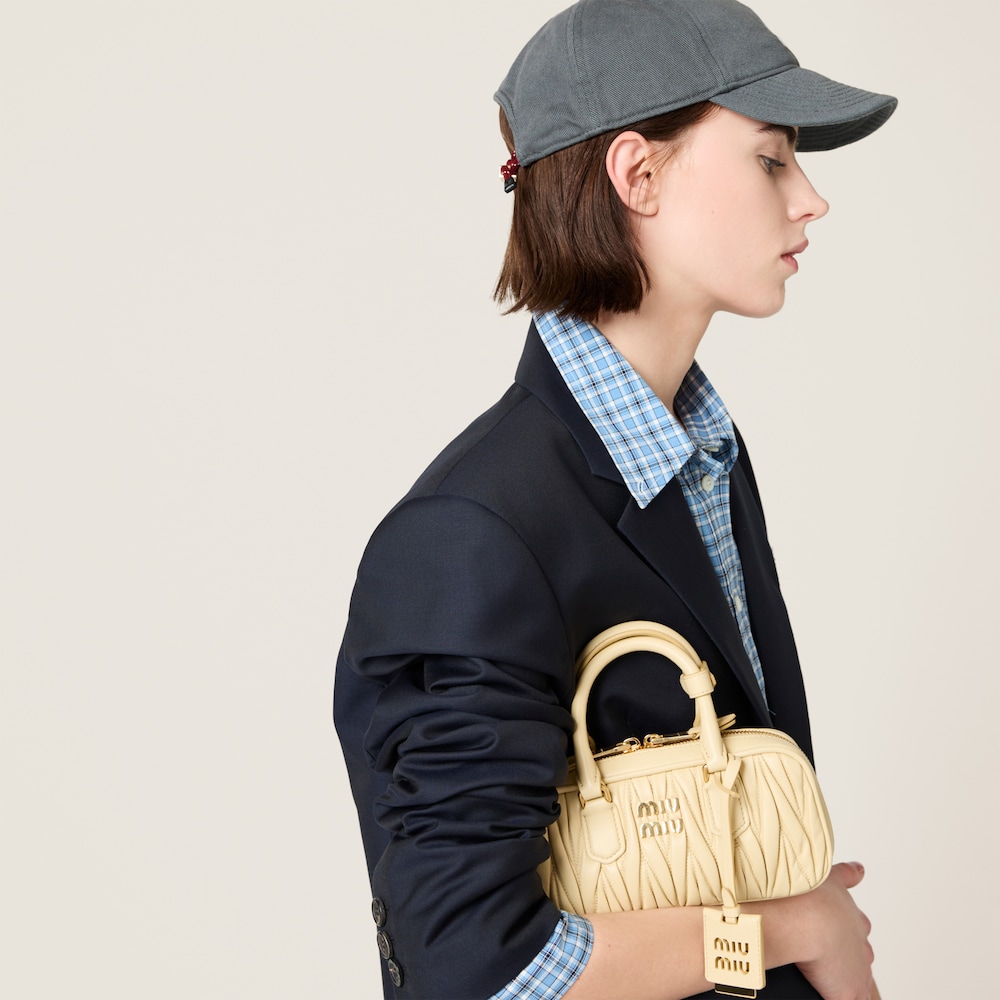 Arcadie matelassé nappa leather mini-bag