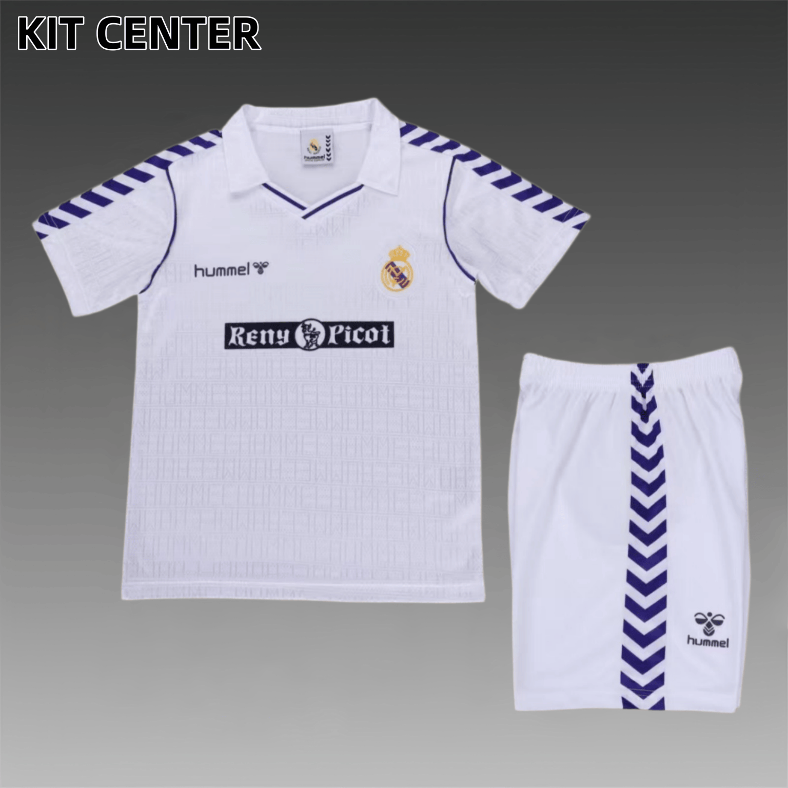 1988/1990 Real Madrid  home Retro Kids Set