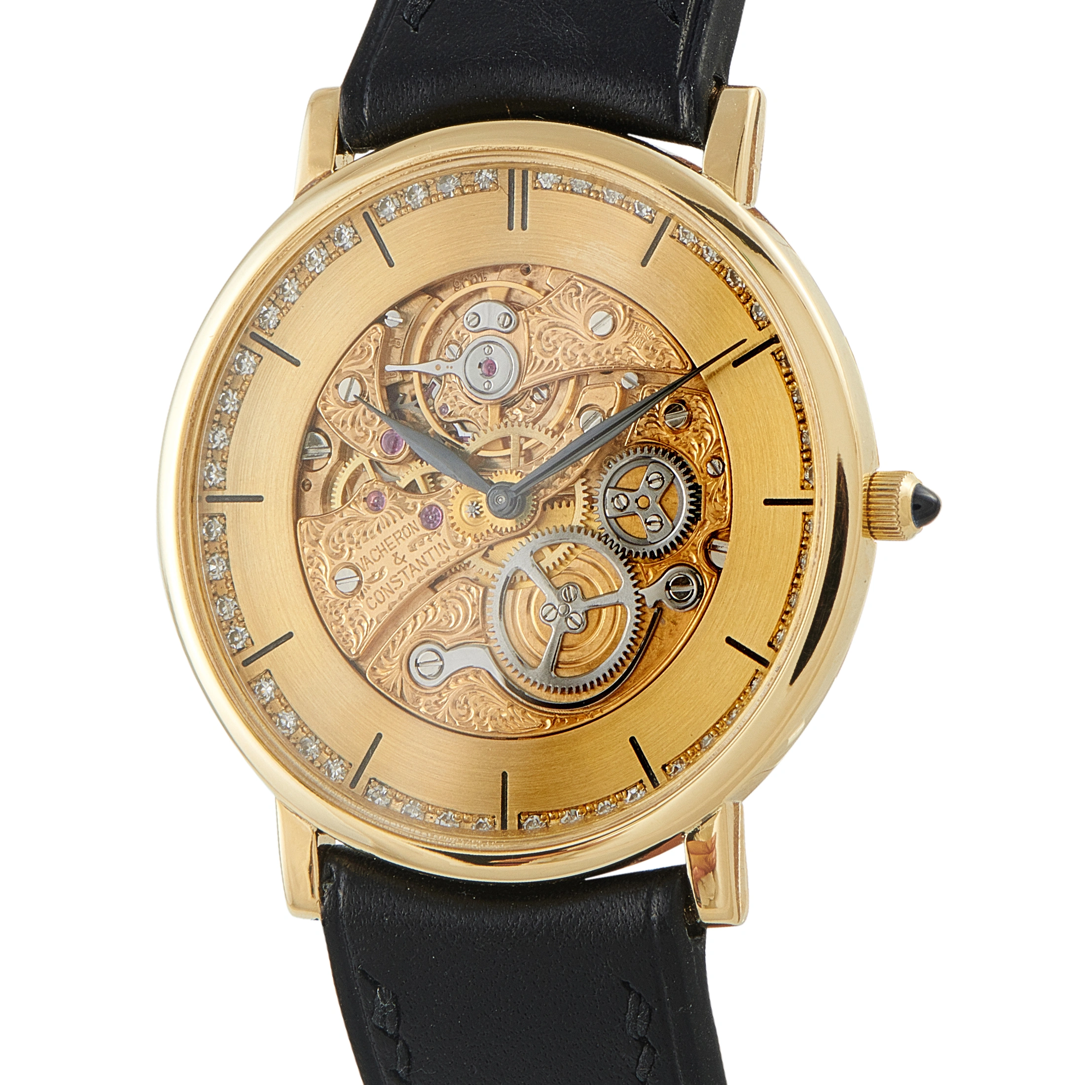 Vacheron ConstantinPatrimony Squelette Diamond Yellow Gold Watch 36003