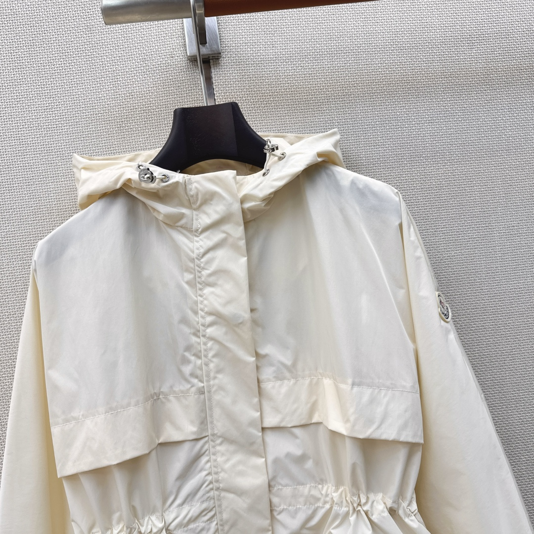 Moncler 2026 Autumn Winter Women's Jackets Polyester Stand Collar Tassel Zipper Casual Slim Woman's Coats MKDFWJ26010