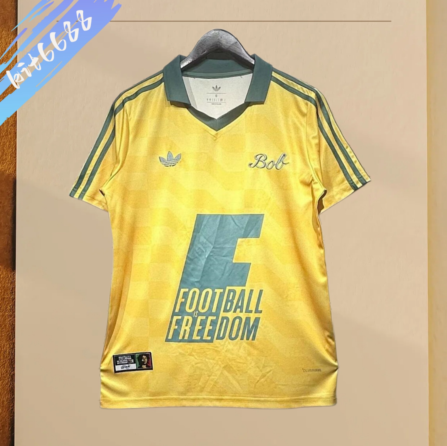 2026 Jamaica yellow Matchblack Football Shirt (Fans version)