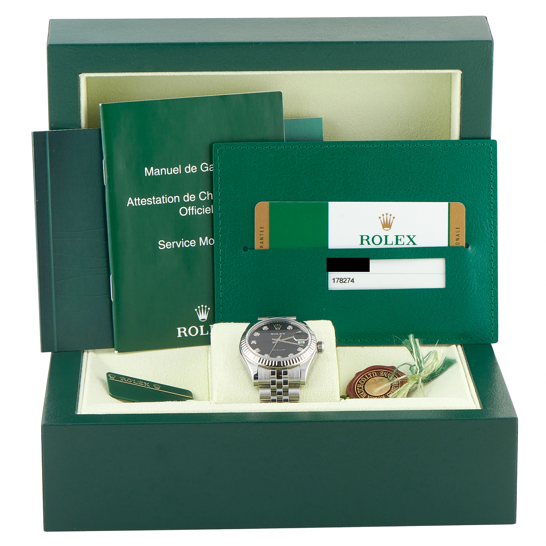 RolexDatejust 31 “Computer Dial” Diamond Dial Jubilee Watch 178274