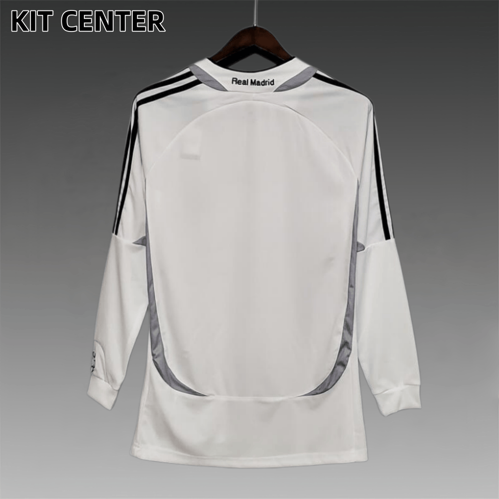 2006/2007 Real Madrid home Long Sleeve Retro Football Shirt