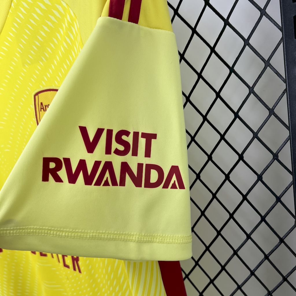 2025/2026 Arsenal Yellow Goalkeeper Football Shirt (Fans)