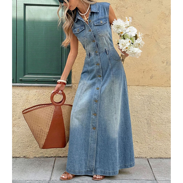 A-LIJN DENIM MIDIJURK
