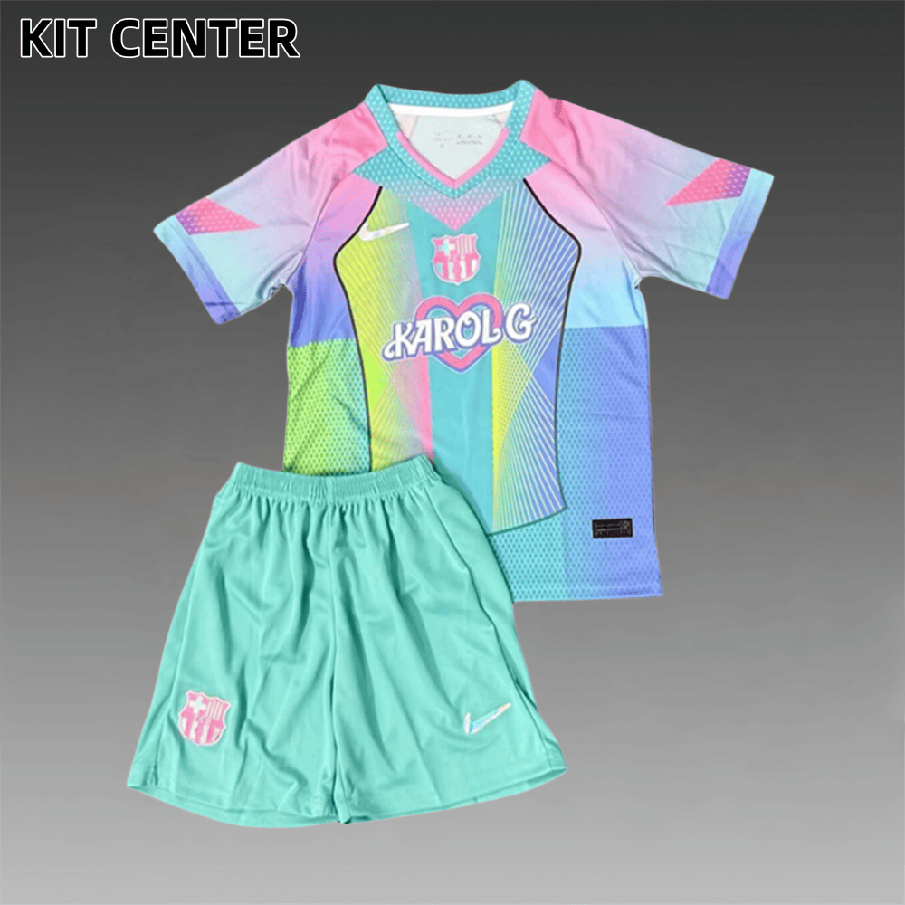 2025/2026 Barcelona Special Edition Football Shirt (Kids Kit socks)