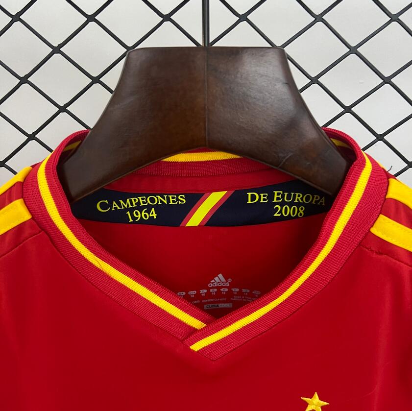 2012 Spain home Retro Football Shirt  Kids Kit