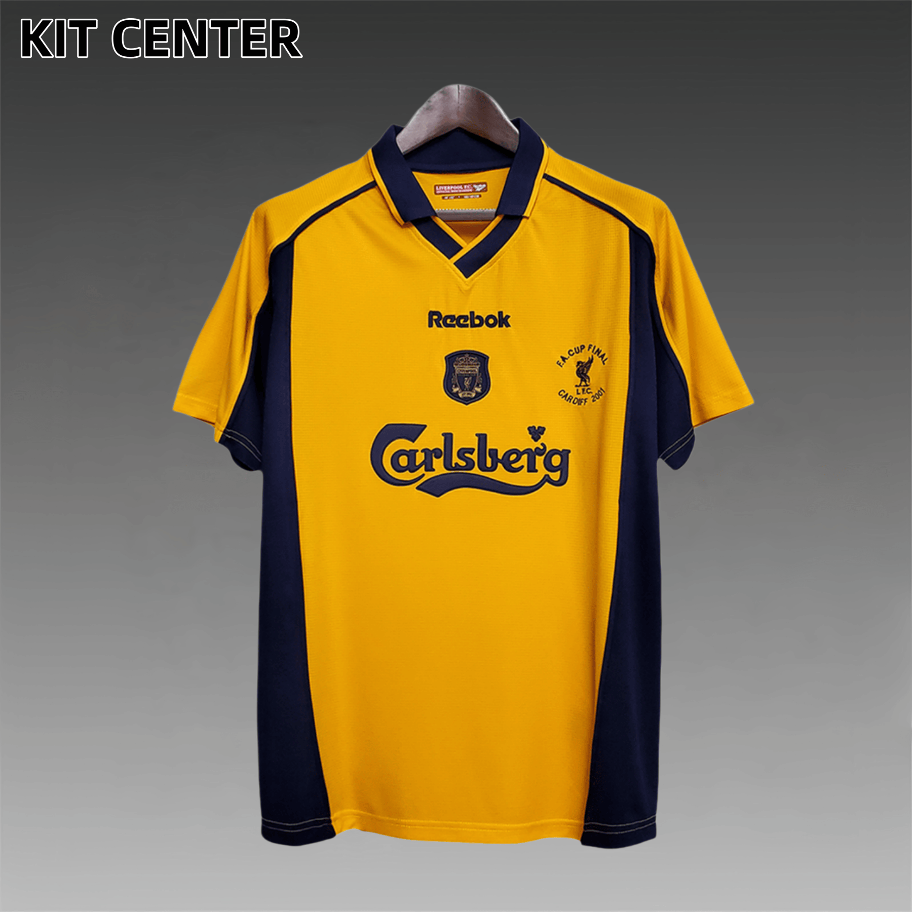2001 Liverpool Retro Home Football Shirt