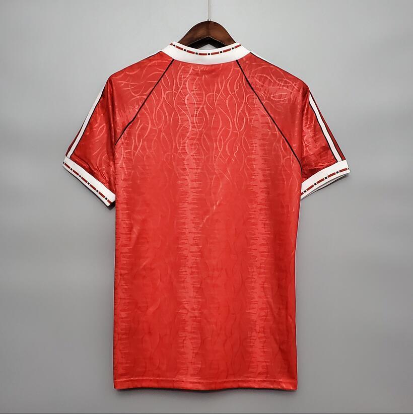 90/92 Manchester United home retro football jersey