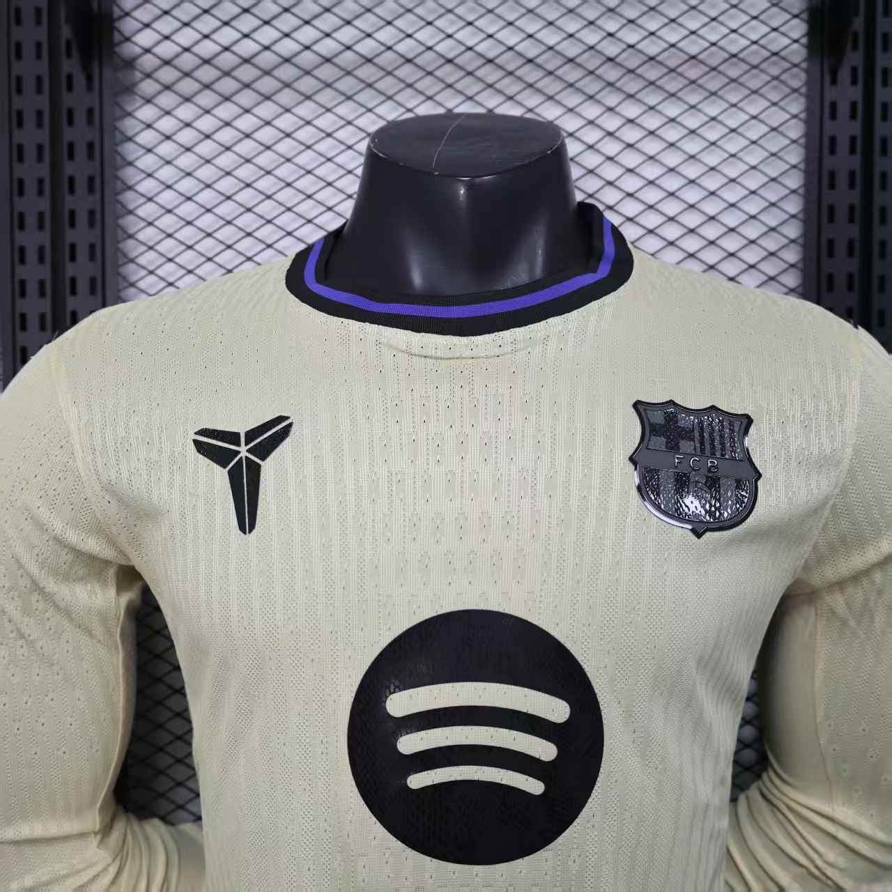 2025/2026 Barcelona Away Long Sleeve Football Jersey (Player)