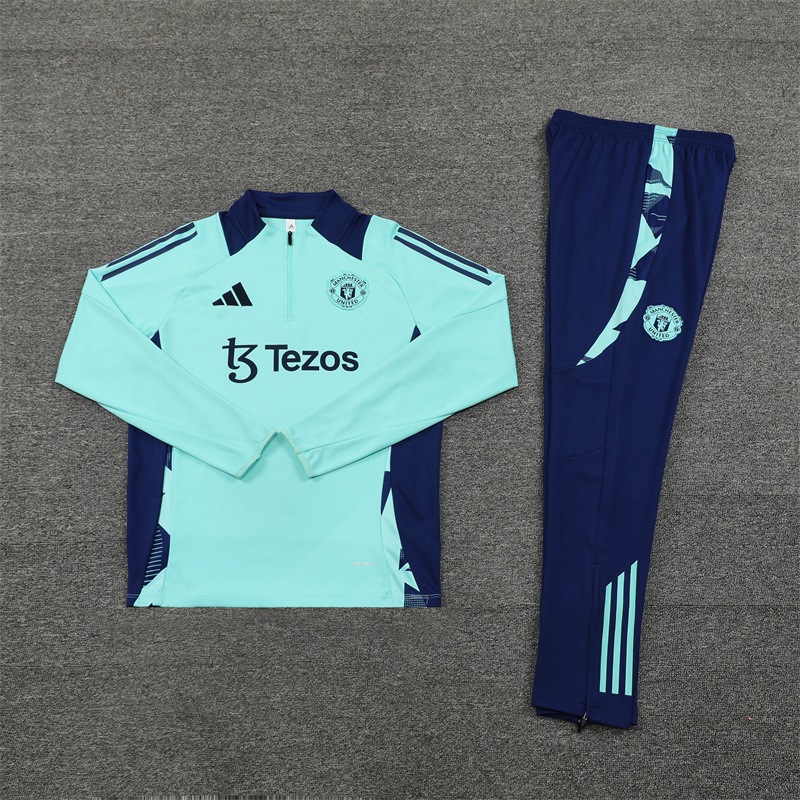 24/25 Manchester United Hu Lan seHalf Zip Training Kit (Adult Kids Kit)